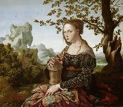 Jan van Scorel Mary Magdalene (mk08) oil painting on canvas